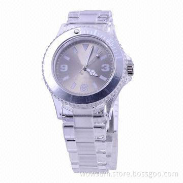 Plastic Watch, Eco-friendly Material with Japan Quartz Movement